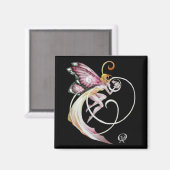 Cherry Blossom Fee Magnet (Vorderseite/Rückseite)