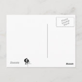 Cherry Blossom Fee Postkarte (Rückseite)