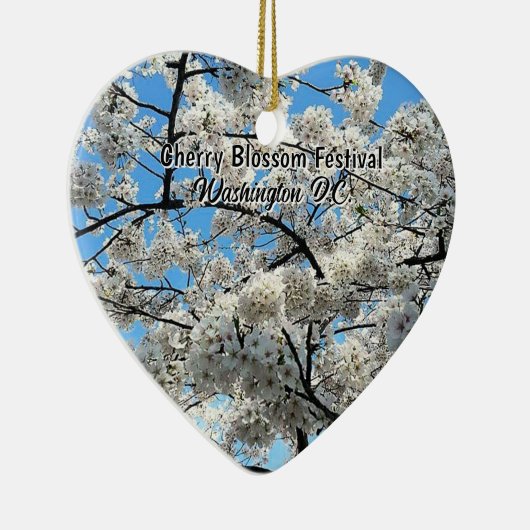 Cherry Blossom Festival Washington D.C. Souvenir Keramik Ornament (Rechts)