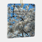 Cherry Blossom Festival Washington D.C. Souvenir Keramikornament (Rechts)