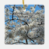 Cherry Blossom Festival Washington D.C. Souvenir Keramikornament (Vorderseite)