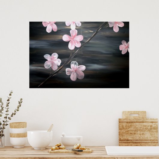 Cherry Blossom Fine Art Poster Print (Küche)