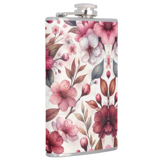 Cherry Blossom Flachmann (Rechts)