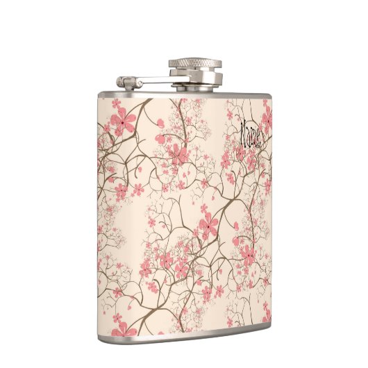 Cherry Blossom Flachmann (Rechts)