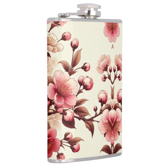 Cherry Blossom Flachmann (Rechts)