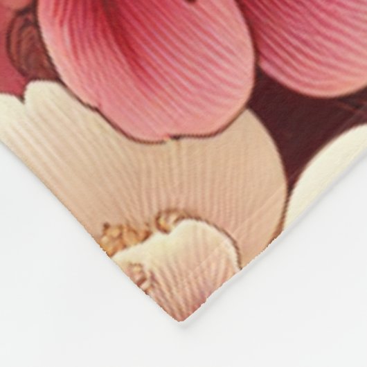 Cherry Blossom Fleecedecke (Ecke)