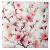 Cherry Blossom Fliese (Vorderseite)
