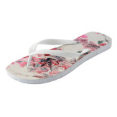 Cherry Blossom Flip Flops Badesandalen (Schrägansicht)