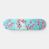 Cherry Blossom Floating on the Ocean Skateboard (Horizontal)