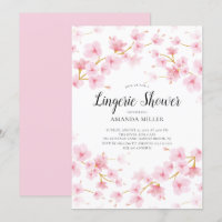 Cherry Blossom Floral Bridal Lingerie Dusche