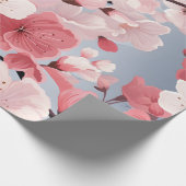 Cherry Blossom Floral Geschenkpapier (Ecke)