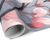 Cherry Blossom Floral Geschenkpapier (Rolleneckpunkt)