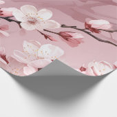 Cherry Blossom Floral Geschenkpapier (Ecke)