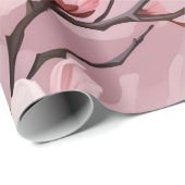 Cherry Blossom Floral Geschenkpapier (Rolleneckpunkt)