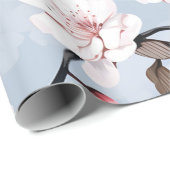 Cherry Blossom Floral Geschenkpapier (Rolleneckpunkt)