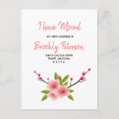 Cherry Blossom floral haben Bewegung Postkarte (Vorderseite)