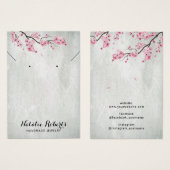Cherry Blossom Floral Jewelry Earring Display (Vorne & Hinten)