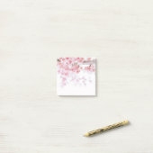 CHERRY BLOSSOM FLORAL POST, DEN ES NOTIERT POST-IT KLEBEZETTEL (Auf Schreibtisch)