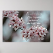 Cherry Blossom Floral Poster (Vorne)