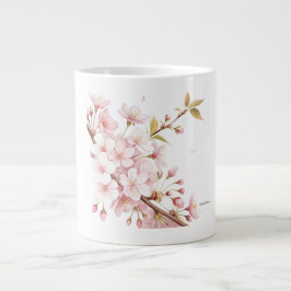 Cherry Blossom Floral Speciality Mug  Jumbo-Tasse