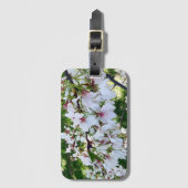 Cherry Blossom Flower Luggage Tag Gepäckanhänger (Vorderseite Vertikal)