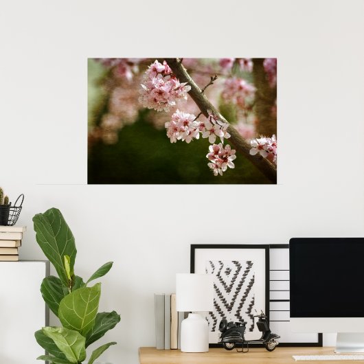 Cherry Blossom Flowers Poster (Heimbüro)