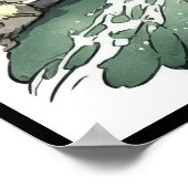 Cherry Blossom Forest in Bloom bei Frühlingsbeginn Poster (Ecke)