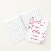 Cherry Blossom | Frau Future | Hochzeitsplaner Notizblock (Innenseite)