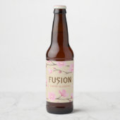 Cherry Blossom - FUSION Bierflaschenetikett (Vorderseite)