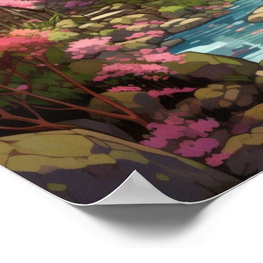 Cherry Blossom Garden - Studio Ghibli S Poster (Ecke)