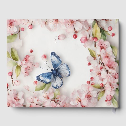 Cherry Blossom Gästebuch (Rückseite)