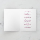 Cherry Blossom Geburtstag Karte (Innenseite)