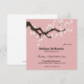 Cherry Blossom Geburtstagsparty Einladung (Vorne/Hinten)