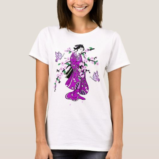 Cherry Blossom - Geisha Butterfly 1 T - Shirt (Vorderseite)