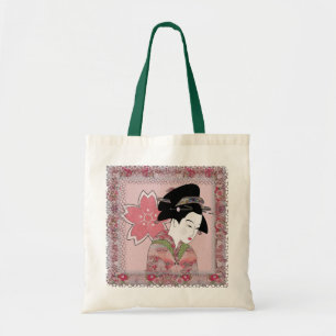 Cherry Blossom Geisha Tragetasche