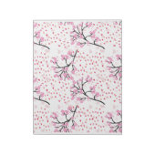Cherry Blossom Gemustert Notepad Notizblock (Rotiert)