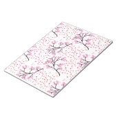Cherry Blossom Gemustert Notepad Notizblock (angewinkelt)