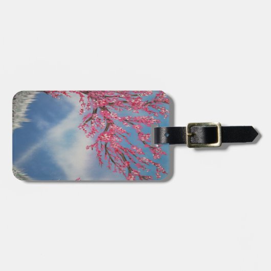 Cherry Blossom Gepäckanhänger (Vorderseite horizontal)