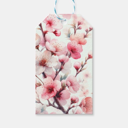 Cherry Blossom Geschenkanhänger (Vorderseite)