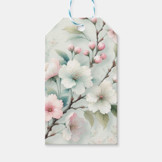 Cherry Blossom Geschenkanhänger (Vorderseite)