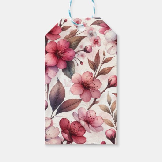 Cherry Blossom Geschenkanhänger (Vorderseite)