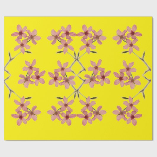 Cherry Blossom Geschenkpapier (Flach)