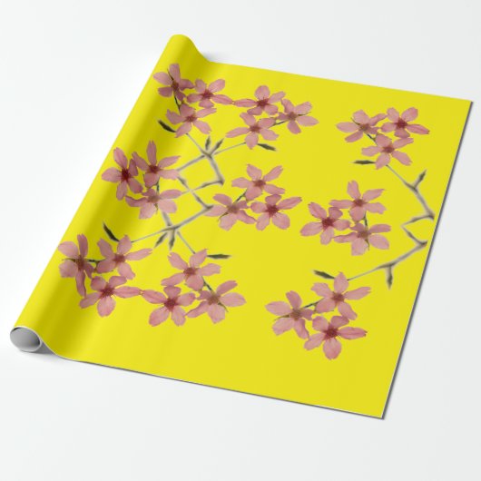 Cherry Blossom Geschenkpapier (Ungerollt)
