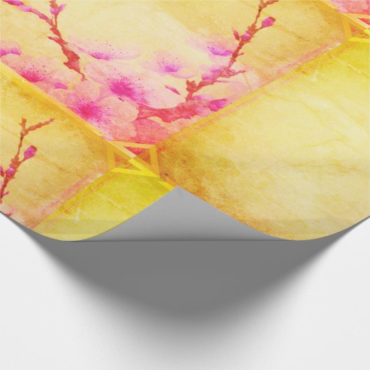 Cherry Blossom Geschenkpapier (Ecke)