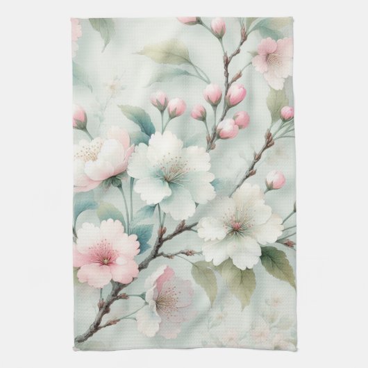 Cherry Blossom Geschirrtuch (Vertikal)
