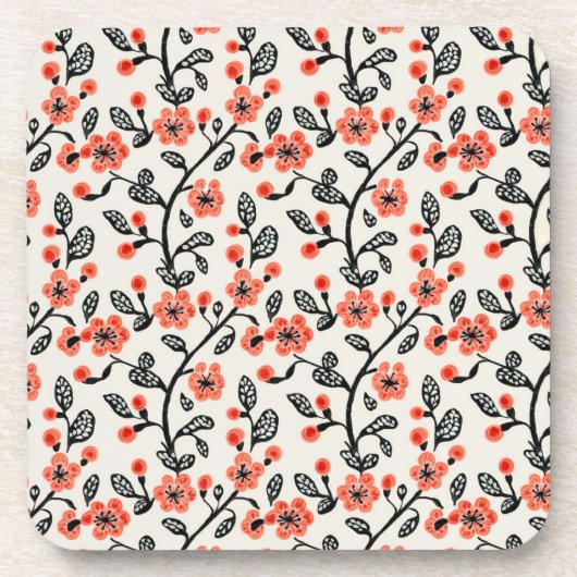 Cherry Blossom Getränkeuntersetzer (Vorderseite)