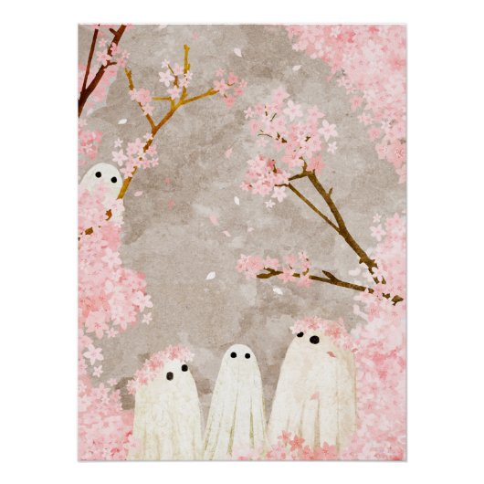 Cherry Blossom Ghosts Poster (Vorderseite)