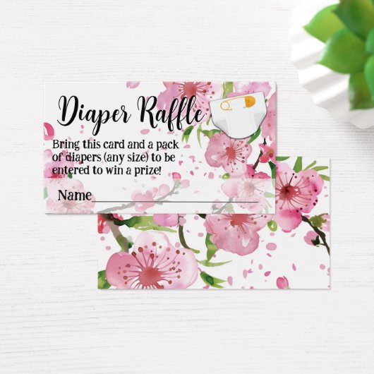 Cherry Blossom Girl Dusche Windel Windeln Raffel (Schreibtisch)