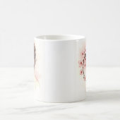 Cherry Blossom Girl – Watercolor Floral Kaffeetasse (Mittel)
