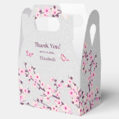 Cherry Blossom Glitzer Custom Vielen Dank für Ihr Geschenkschachtel (Geöffnet)